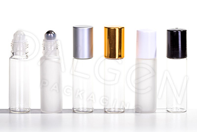 GLASS ROLL ON BOTTLE WITH CAP