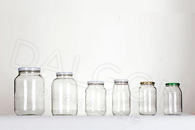 GLASS CATERING JARS & 750ML'S - LIDS