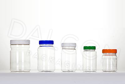 PET PLASTIC JARS & CLOSURES